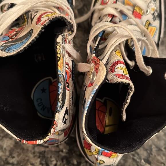 Converse chuck taylor High-Top Sneakers with Graphic Print 8 - Picture 8 of 14